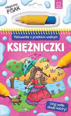 Produktbild von Malowanka Z Pisakiem Wodnym Księżniczki