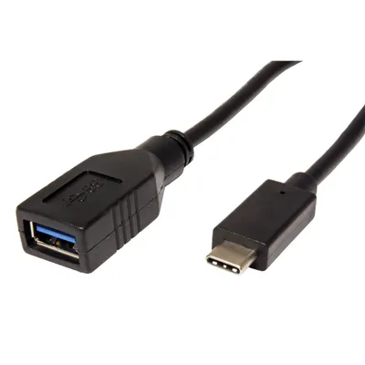 Obrázek produktu pro ROLINE 11029030 USB kabel USB 3.2 Gen 2 (3.1 Gen 2) 0,15 m USB C USB A černý