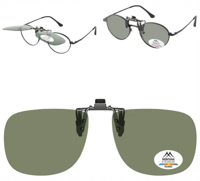 Produktbild von Montana C9A Grüne Polfilter Aufsatzbrille für Korrekturbrillen