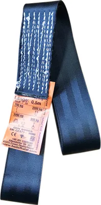 Produktbild von Einweg Bandschlinge 0,75t/ 750kg Nutzlänge 0.5m / Umfang 1m Schwarz