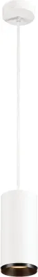 Produktbild von SLV NUMINOS PD PHASE L, Indoor LED Pendelleuchte weiß/schwarz 2700K 36°