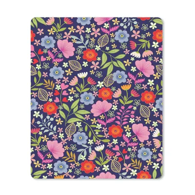 Obrázek produktu pro Podložka pod myš - Květiny - Barvy - Vzory - 19x23cm - Podložka pod myš