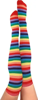 Produktbild von Overknees Strümpfe bunt 150 DEN Karneval Fasching Party Halloween Cosplay Anime