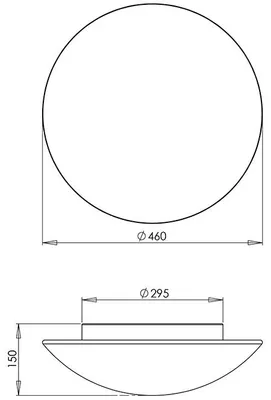 Zdjęcie produktu dla Lampa sufitowa Pandora E27 2x75W z metalu i białego szkła dmuchanego, średnica 460 mm, kompatybilna ze Smart Luce - Fabas Luce