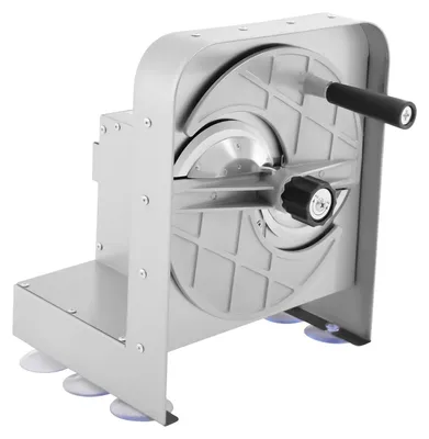 Produktbild von Manueller Gemüseschneider - Mandoline - Verstellbare Schnittstärke 0,1–1 cm - Klinge aus 420 Edelstahl - Für Kartoffeln Zitrone Gurke - Silber
