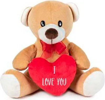 Produktbild von I Love You Bärchen Kuscheltier - 20 cm weiches Plüschtier Stofftier Valentinstags Bär