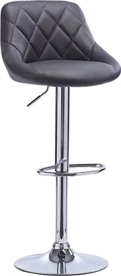 Immagine prodotto di Sgabello da bar di design – Grigio – Sgabello da bar – Ergonomico – Regolabile in altezza – Altezza seduta 60-82 cm – 1 pezzo