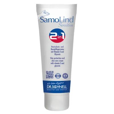 Produktbild von Dr. Schnell SAMOLIND SENSITIVE 2in1 50 ml Tube Hautschutz- und Hautpflegecreme