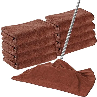 Obrázok produktu pre Mihalové utierky na čistenie, vysoká savosť, opakovane použiteľné, všestranné využitie, hnedé