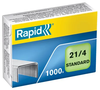Obrázek produktu pro 10x Rapid 24867600 Heftklammern 21/4mm Standard verzinkt 1000 Stück