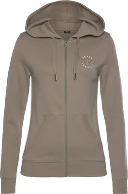 Produktbild von H.I.S. Kapuzensweatjacke camelfarben Größe 32/34