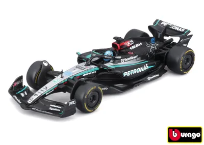 Imagen del producto de Bburago 1:43 Race Formula F1 - Mercedes-amg F1 W15 Performance (2024) #63 (george Russel) Con propulsión
