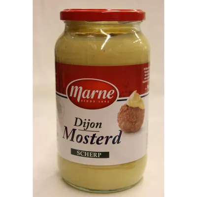 Produktbild von Marne Dijon Mosterd scherp 1000g Glas (Dijon Senf scharf)