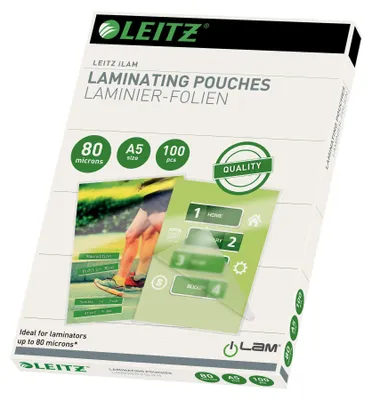 Obrázok produktu pre Leitz 33817, Lesklý, Priehľadná, A5, 160 mm, 222 mm, 20 mm