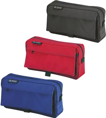 Produktbild von herlitz Schlamper-Rolle mit Netztasche, aus Polyester Klettverschluss an Netztasche, Reißverschlusstasche (10312734)