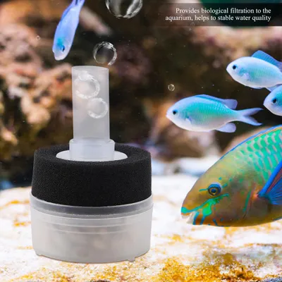 Imagen del producto de Akozon, bomba de aire biológica para acuarios, filtro de esponja de alta calidad, accesorios profesionales para uso en acuarios