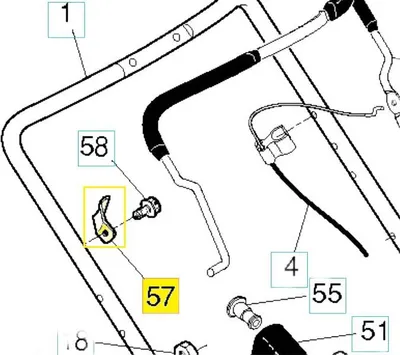 Obrázok produktu pre Husqvarna R145 R152 LC153 Držiak rukoväte kosačky na trávu