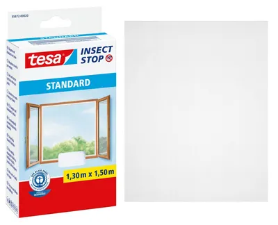 Obrázok produktu pre tesa INSECT STOP, sieťka proti hmyzu, rozmery 130 cm x 150 cm, biela