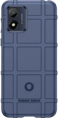 Produktbild von Mobigear Rugged Shield  Motorola Moto E13 Hülle Flexibles TPU Backcover Stoßfest - Blau