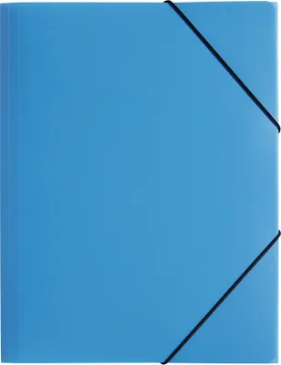 Immagine prodotto di PAGNA Gummizugmappe A4 PP 3 Einschlagklappen hellblau