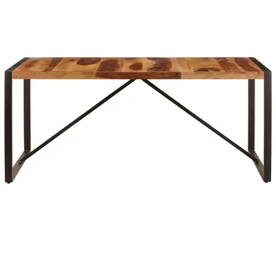 Image de Table de salle à manger 180 x 90 x 75 cm en bois massif