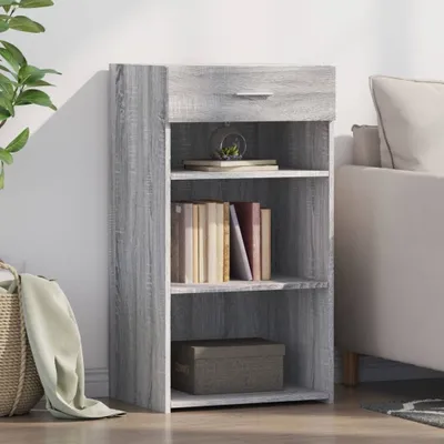 Produktbild von vidaXL Sideboard Grau Sonoma 50x42,5x93 cm Holzwerkstoff