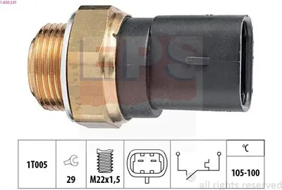 Obrázek produktu pro Spínač teploty, ventilátor chladiče