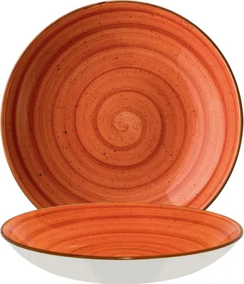 Produktbild von Aura Terracotta Bloom Teller tief 23cm - 6 Stück