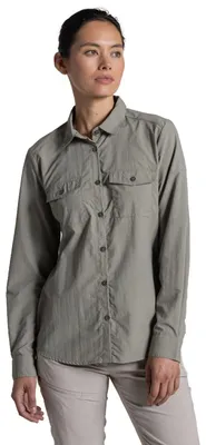 Productafbeelding van Craghoppers dames NosiLife Loukkos langarmshirt, insectenwerend, geschikt voor reizen en wandelen