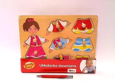 Produktbild von Hölzerne Anziehpuzzle SmilyPlay SPW83604 36047