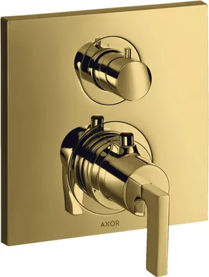 Immagine prodotto di hansgrohe AXOR Citterio thermostat encastré avec robinet d'arrêt, béqu'illes, 1 consommateur, 39700990, 39700990