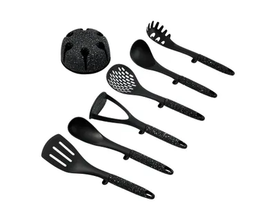 Produktbild von Schäfer 7-tlg. Küchenhelfer-Set "Marble Black" 12357