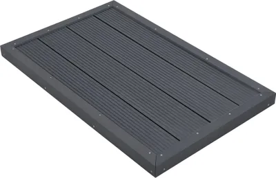 Zdjęcie produktu dla In And OutdoorMatch Element podłogowy Fiva - HKC - Do prysznica solarnego - 101x63x55 cm - Ciemnoszary - Odporny na warunki atmosferyczne