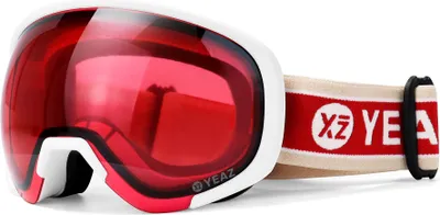 Obrázek produktu pro Lyžařské a snowboardové brýle YEAZ červené/matné bílé BLACK RUN
