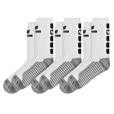 Produktbild von Erima Classic 5-C Socken 3Er Pack - Weiß / Schwarz