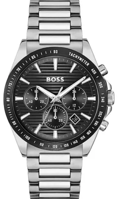 Produktbild von Herrenuhr Hugo Boss Strike 1514290, Silber/Schwarz