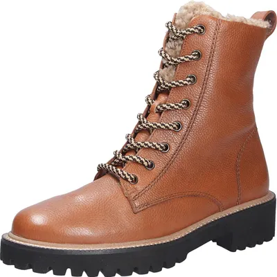 Produktbild von Paul Green Calf Cognac Damen Stiefelette in Braun, Größe 6.5