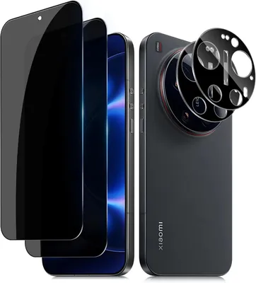 Produktbild von 2X Schutzglas ( Display + Kamera ) für Xiaomi 17 Ultra Full Hartglas Panzerfolie Anty Spy 9H