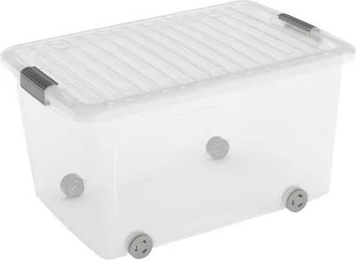Produktbild von ABM Italia SpA 8083000 0854, Aufbewahrungsbox, Grau, Transparent, Rechteckig, Einfarbig, Drinnen, Grau