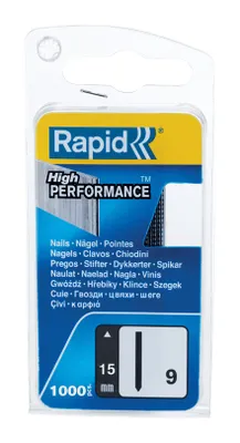 Obrázok produktu pre Rapid 40109538, Pozinkovaná oceľ, Pásované kolíky, 1000 kusov, 120 g, 17 mm, 49 mm