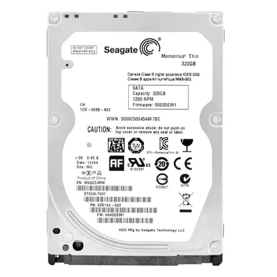 Produktbild von Seagate Momentus 320GB 2.5" SATA II, 2.5 Zoll, 320 GB, 7200 RPM, Serial ATA II, 16 MB, Festplatte