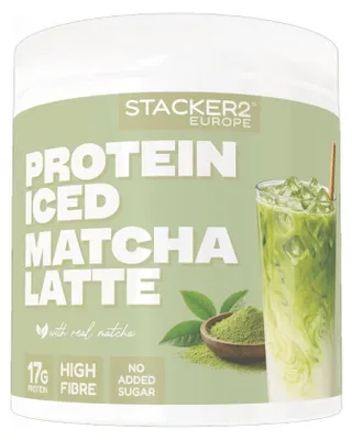 Produktbild von Stacker2 Protein Iced Matcha Latte (250g) Original - Eiweiße - Protein-Mischung