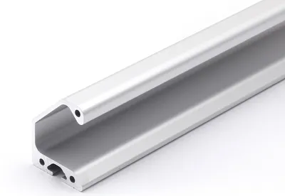 Produktbild von Länge 1040mm - Griffleistenprofil aus Aluminium I-Typ Nut 5 Alu Rohre