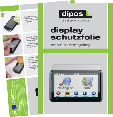 Produktbild von 3x Schutzfolie für Garmin nüvi 1390Tpro matt Displayschutzfolie Folie Display Schutz dipos