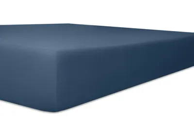 Produktbild von Kneer - Qualität 20 Edel-Zwirn-Jersey - Spannbetttuch - Größe:90/190 - 100/200 cm - Farbe: 32 marine