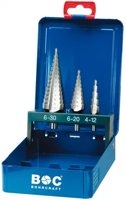 Produktbild von Stufenbohrer-Set HSS - 4.0 - 30.0mm