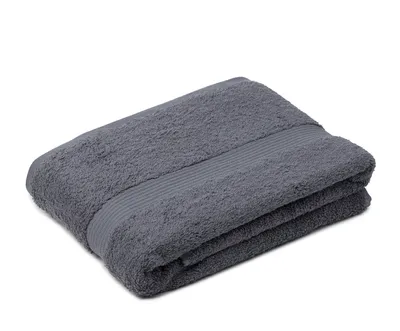 Produktbild von sleepling - liebling Badetuch, 100% hochwertige Baumwolle, mit Schlaufe, 100 x 150 cm, waschbar & trocknergeeignet, voluminös, Anthrazit