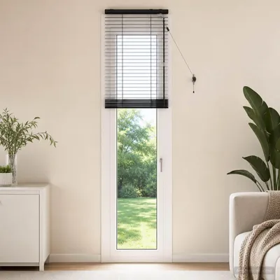 Produktbild von Venezianische Jalousie Schwarz 50 x 250 cm 35 mm