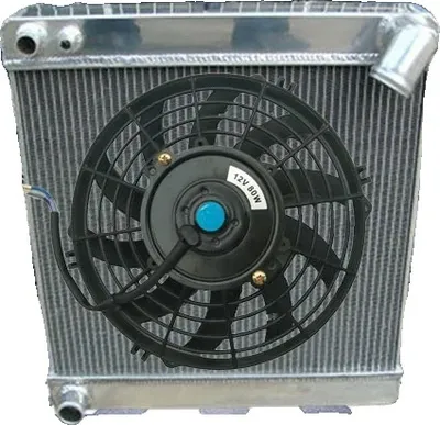 Image de Radiateur en aluminium pour Jaguar XKE, 3 rangées pour un meilleur refroidissement, idéal pour les modèles de 1965-1967, construction durable