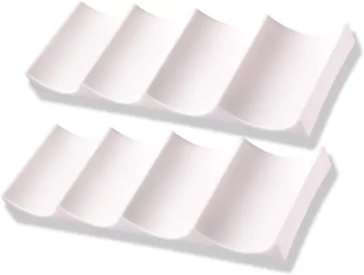 Produktbild von Weinflaschenhalter, 2-teiliger Kühlschrank-Flaschenorganizer, Flaschenregal, Kühlschrank-Flaschenaufbewahrung, Weinflaschenhalter, Kunststoff-Weinregal für bis zu 10 Flaschen, für den Kühlschrank, Cremeweiß